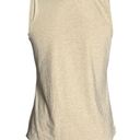 Beyond Yoga  Featherweight Muscle Tank Spacedye Birch Heather SAMPLE NWOT XS Slit Photo 2