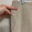 J.Jill  Love Linen 100% Linen Pull-On Pants in Beige - Size L Photo 2