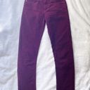 Citizens of Humanity  Burgundy Harlow Ankle Midrise Slim Corduroy Pants Size 25 Photo 4