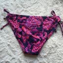 Tommy Bahama Purple Wild Orchid Jacobean Floral Paisley Studded Bikini Bottoms Photo 7