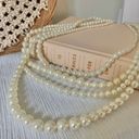 American Vintage Vintage “Olwen” Four Strand Statement Pearl Necklace Long Classic Maximalist Photo 1