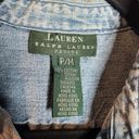 Ralph Lauren Vintage Lauren  chambray crest logo embroidered button down Photo 4