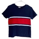 Brandy Melville  "John Galt" Aleena Striped Navy Top Photo 0