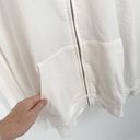 Naked Wardrobe  White Hoodie NEW Womens Sz XL Full Zip Pockets Long Sleeve Photo 83