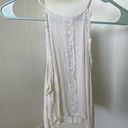 Kendall + Kylie  Cream Lace Flowy Tank Photo 1