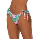 No Bo Nwt  Patchwork Daisy Hanky Swimwear bikini set top medium bottom Large pool Photo 11