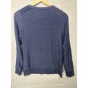 Chaser  Long Sleeve Pleated Casual Blouse Heather Blue Size Small Photo 5