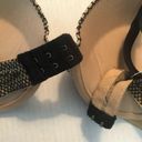 Frederick's of Hollywood Frederick’s of Hollywood Bra Heartthrob Fishnet Full Figure Black Tan Sz 36C EUC Photo 6