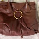 The Sak  Pink Label Brown Pebble Leather Tote Carry all Shopper Shoulder Bag Photo 2