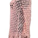 Source Unknown Women’s Unbranded 100% Cotton Pink Machine Crochet‎ Feminine Sweater & Cover Up Photo 3