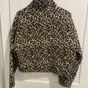 American Eagle Fleece Cheetah Jacket Photo 2