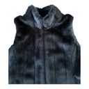 Banana Republic  Faux Fur vest in steel gray size large Photo 3