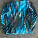 Anne Klein blue/black blouse size medium Photo 6