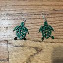 Turtle earrings Green Photo 0