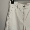 Everlane  White Wide Leg Ankle Crop Pants (Size 6) Photo 4