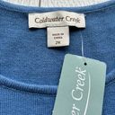 Coldwater Creek  Blue Sleeveless Knit Top Size 2X NWT Photo 3