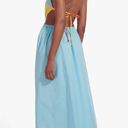 STAUD NWT  Color Block Maxi Open Back Poplin Dress Size XL Photo 2