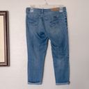 Seven7  Skinny Easy Fit Cropped Capri Length Roll Cuff Blue Jeans Denim Size 4 Photo 3