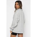 White Fox Boutique White Fox High Standard Zip Front Sweater Grey Marle Size M / L Photo 2