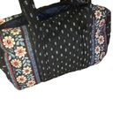 Vera Bradley  blue floral quilted retro satchel bag with zipper pouch set Photo 1