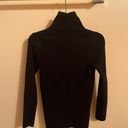 Tuckernuck  Pomander Place Arlo Ribbed Turtleneck in Black Photo 4