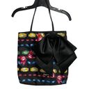 Brighton  Take A Beau Big Bow Black Tote Shoulder Bag Purse Photo 0