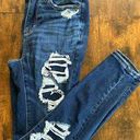 American Eagle  Jeans ripped jeans Women's high rise jegging size 4 Photo 0