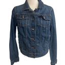 L.L.Bean  Denim Jean Jacket Womens Petite xSmall PS Blue Jean Casual Jacket Photo 0