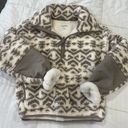 Abercrombie & Fitch Sherpa Crop Half Zip Photo 0