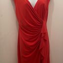 Kasper orange career dress wrap style size 10 Photo 2