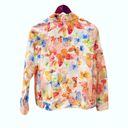 Alfred Dunner Petite Retro Multicolored Butterfly Floral Jacket Jean Lightweight 8 Petite Photo 2