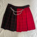 Social Collision Pleated Plaid Skirt Photo 0