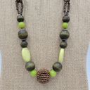 Coldwater Creek Vintage  Beaded Stone Necklace Chunky Boho Fashion Accessories Photo 7