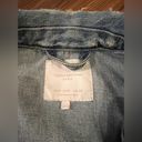 ZARA Distressed Denim Blue Jean Jacket medium Photo 1