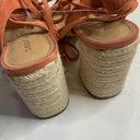 Gibson Latimer  women’s Peach Strappy Suede 3.5” Sandals Shoes Heels New Sz 10 Photo 4