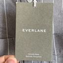 Everlane NWT  The Boxy Oxford Shirt in Striped Gray/White Photo 7