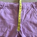 sts blue NWOT PURPLE STITCH FIX  PALMER HIGH RISE TROUSER SHORTS 28 Photo 3