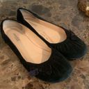 Preview International Women’s Size 8 Nordstrom  Black Suede Ballet Flats with Bow Photo 9