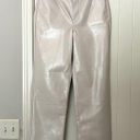 Madewell NWT  The Perfect Vintage Straight Pant: Faux Leather Edition Photo 4