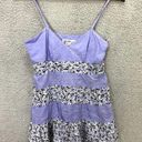 Kensie  babydoll slip dress womens small purple geometric y2k style boho coquette Photo 0