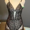 DKNY  Shapewear Teddy Romper Lace Black Adjustable Straps Size L NWT Photo 0