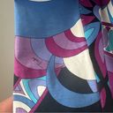 Emilio Pucci  Colorful Iconic Signature Print Top Blouse Size 6 long sleeve Photo 5