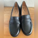 Life Stride  London Black Faux Leather Loafers size 9W Wide Width Women Shoe Photo 5