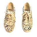 Madewell  Sidewalk Low Top Sneaker in spatter painted calf hair. Size: 8 Photo 1