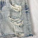 Willow + Root  Size M The Dad Short Light Acid Washed Distressed High Rise Baggy Photo 3