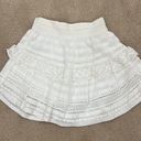 Aerie White Ruffle Skirt Photo 0