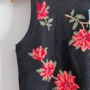 Draper James  RSVP Sleeveless Red Floral Sweater Vest NWT Photo 4