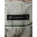 Krass&co NWT NY& Green Paperbag Waist Wide Leg Ankle Pants Wm 16 Linen Blend Belted Photo 6