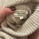 Madewell  Resourced Cashmere & Wool Turtleneck Oatmeal Sweater Photo 2