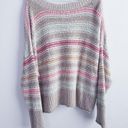 American Eagle  Striped Knit Chunky Long Sleeve Sweater Photo 4